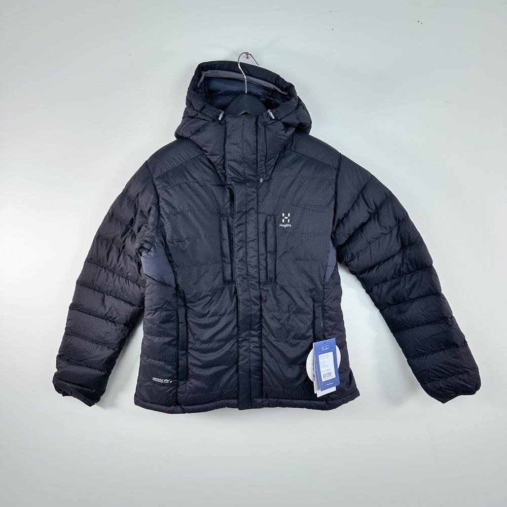 Brand New Haglöfs Black Outdoor Down Jacket